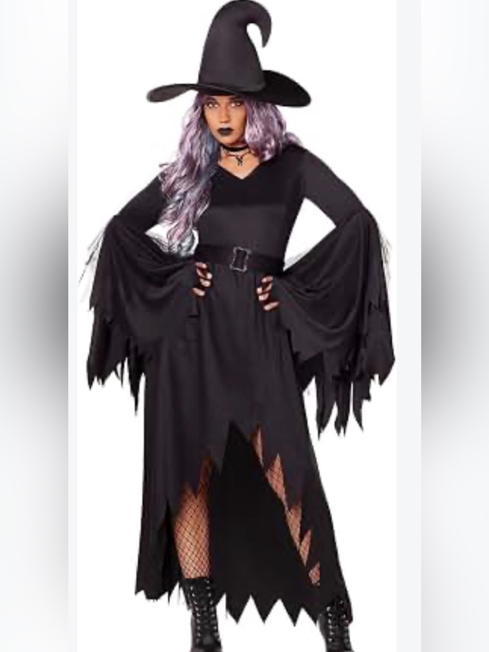 SPIRIT Witch Costume Dress with Hat XL Like New